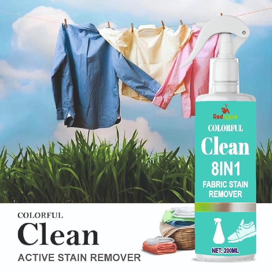 Fabric Stain Remover โ Plant-Based Laundry Liquid (400ml Each, Pack of 2)