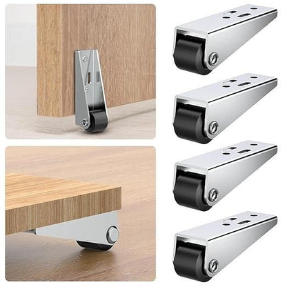 4 Pcs Small Heavy-Duty Caster Wheels