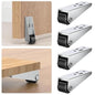 4 Pcs Small Heavy-Duty Caster Wheels