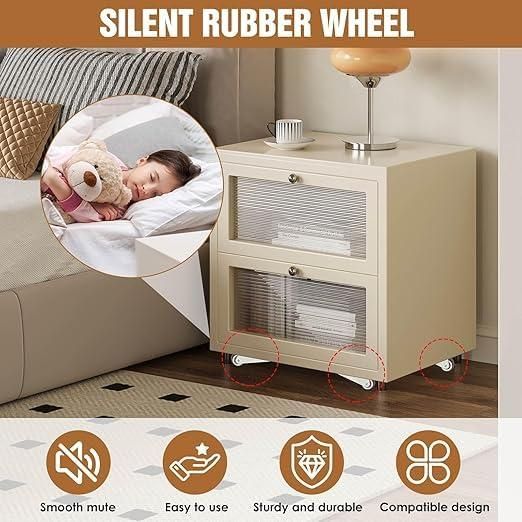 4 Pcs Small Heavy-Duty Caster Wheels