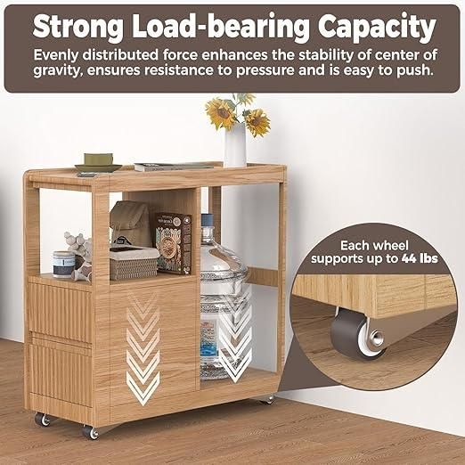 4 Pcs Small Heavy-Duty Caster Wheels
