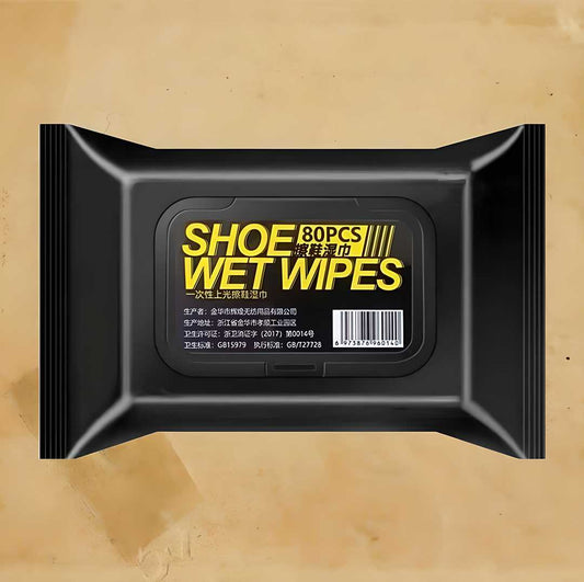 Natural Sneaker & Shoe Cleaner Wipes – 1 Pack (80 Wipes)